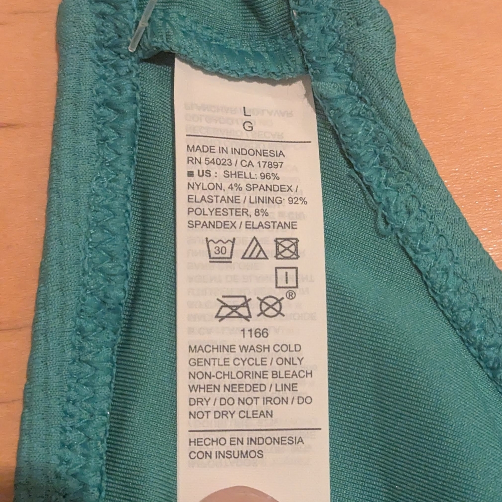 NWT Old Navy Textured Bikini Bottoms Blue Teal Size Large - Picture 13 of 15